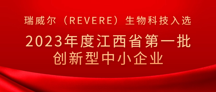 澳门太阳集团官网www（Revere）入选2023年度江西省第一批创新型中小企业